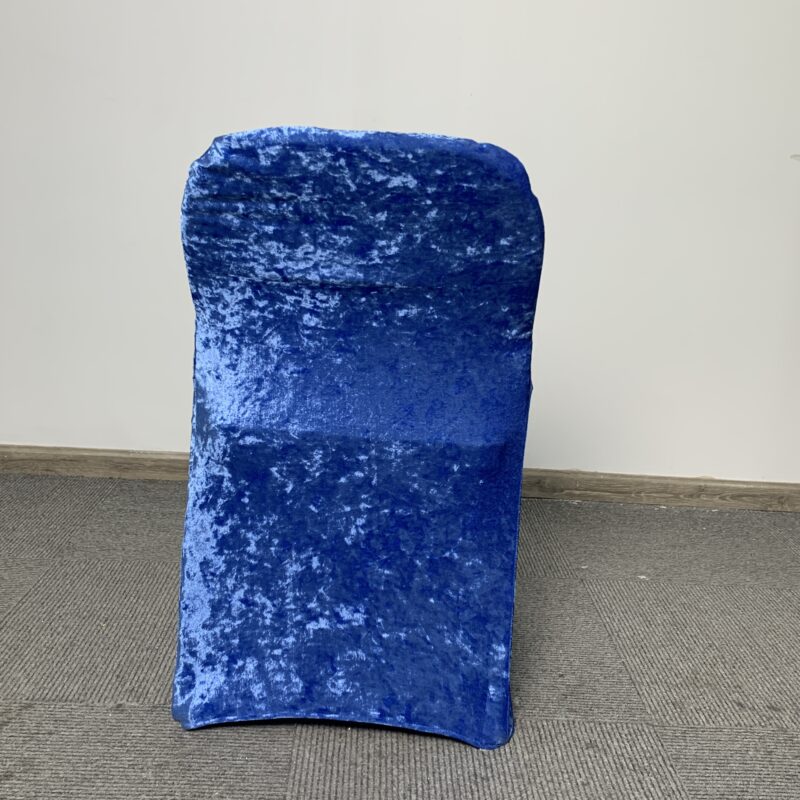Wholesale Luxury Seat Spandex Velvet Folding Chair Cover - 图片 3