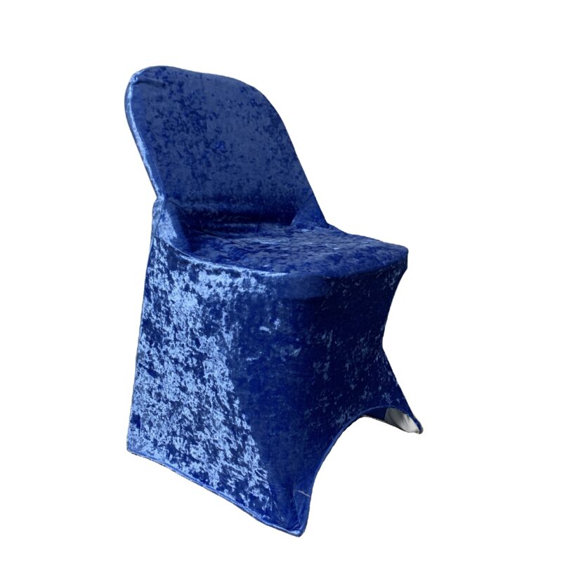 Wholesale Luxury Seat Spandex Velvet Folding Chair Cover