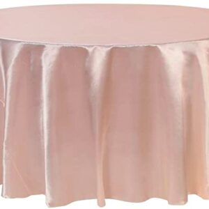 Luxury Round Satin Polyester Table Cloth