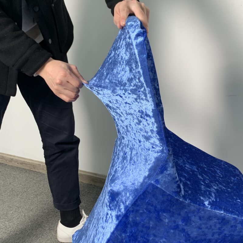 Wholesale Luxury Seat Spandex Velvet Folding Chair Cover - 图片 7