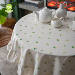 CY-TAB-009 Accordion Crinkle Taffeta Tablecloth