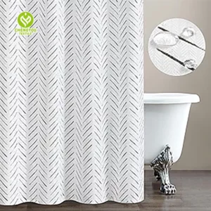CY-SC-015 Upgrade Your Bathroom with a Waterproof Splicing Shower Curtain