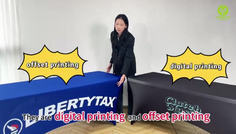 printing spandex table cover