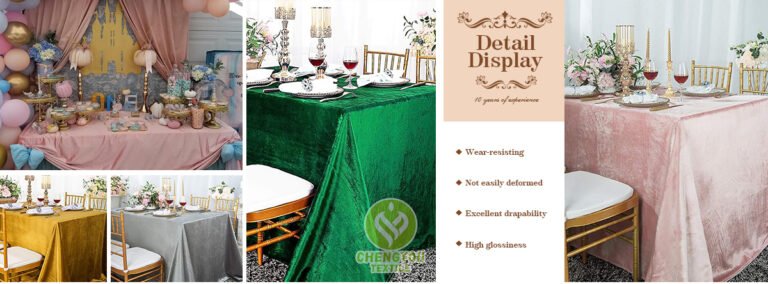 Velvet Tablecloth: The Epitome of Elegance and Function
