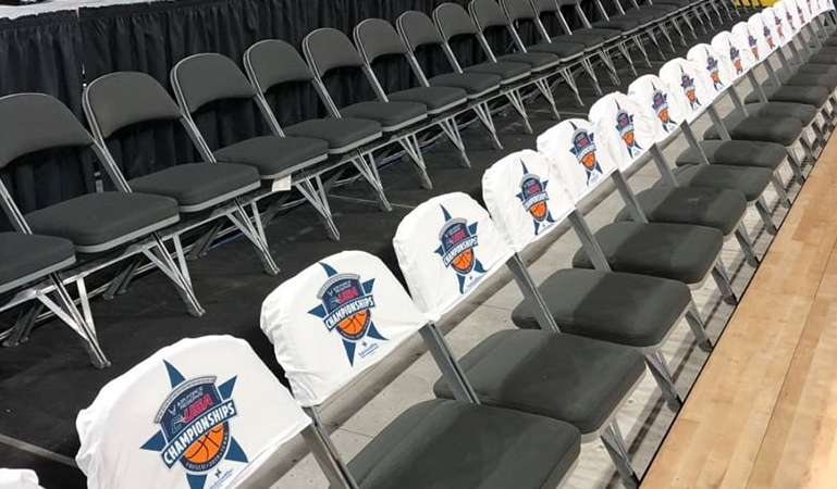 Printed Spandex Folding Chair Back Covers