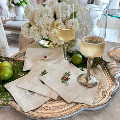 What kind of napkins are needed for a cocktail party?