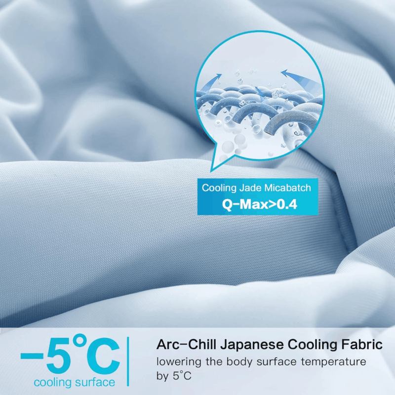 Cooling Comforter Cold Touch Fabric Absorbs Body Heat Double-Sided Cool Design Soft Fluffy Cooling Blanket - 图片 3