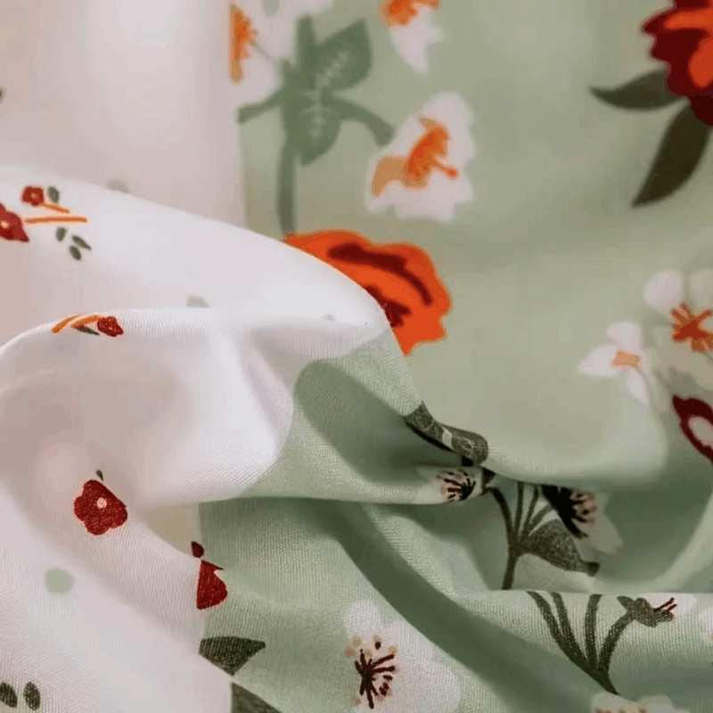 Quilts Bedding Set 100% Polyester Microfiber Bed Sheet Flower Printed Sheets Bed Quilts - 图片 5