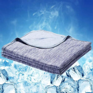 Cooling Cold Touch Fabric Absorbs Body Heat Double-Soft Fluffy Cooling Blanket