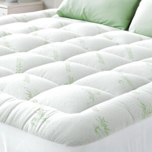 Cooling Quilted Fitted Mattress Topper Rayon From Bamboo King Size