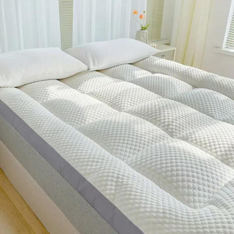Queen Size Cooling Mattress Topper Pillow Top Quilted Fitted Mattress Protector Memory Deep Pocket Cooling Mattress Pad Cover - 图片 3