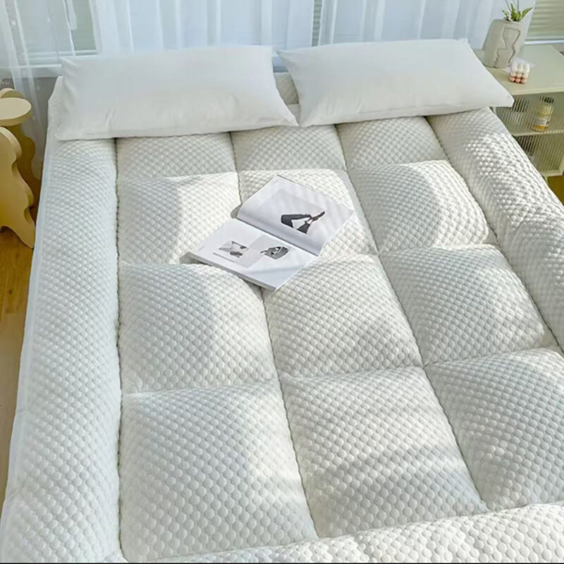 Queen Size Cooling Mattress Topper Pillow Top Quilted Fitted Mattress Protector Memory Deep Pocket Cooling Mattress Pad Cover - 图片 4