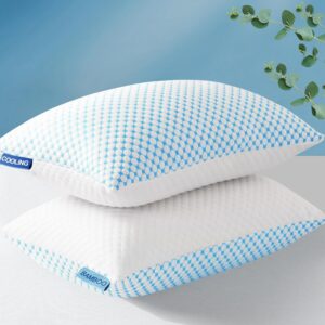 Adjustable Loft Cooling Breathable Shredded Memory Foam Pillow for Sleeping