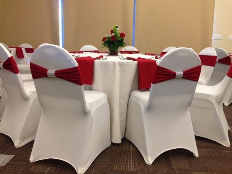 Elastic chair covers are a staple in the hospitality industry