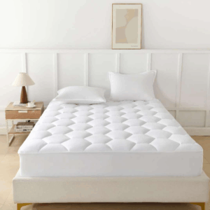 Solid Comfortable Twin Size Mattress Topper Quilted Fitted Cover Memory Massage Features PVC Foam Home Folding Bed Mat Plants