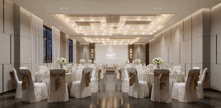 Start by choosing dining linens to create a high-end feel for your hotel