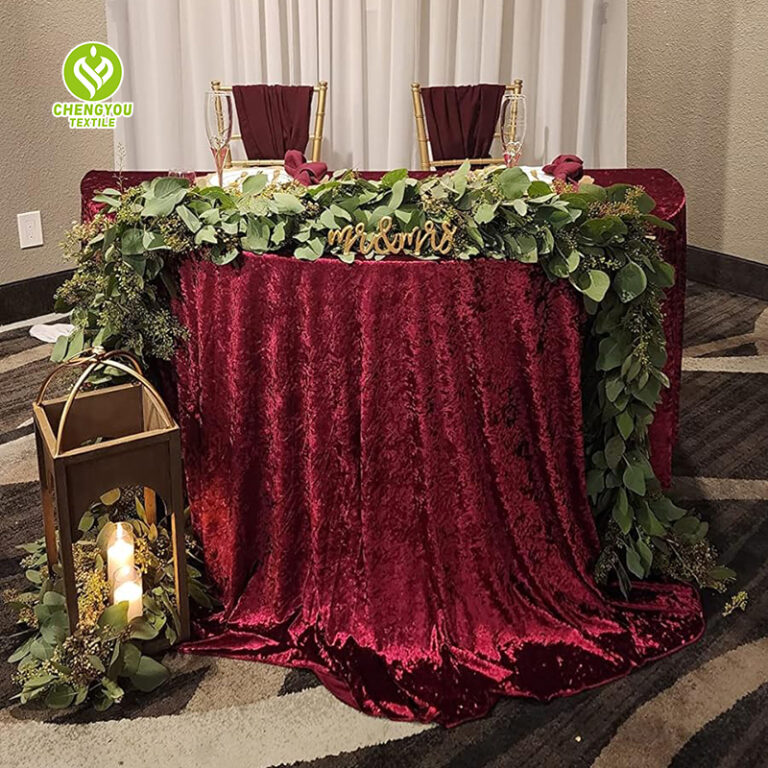 Velvet Tablecloth For B2B Buyers.MOQ 50 PCS