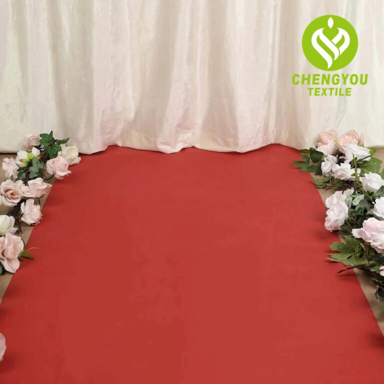Red Extra Long Wedding Aisle Runner Rug – A Regal Pathway to “I Do”
