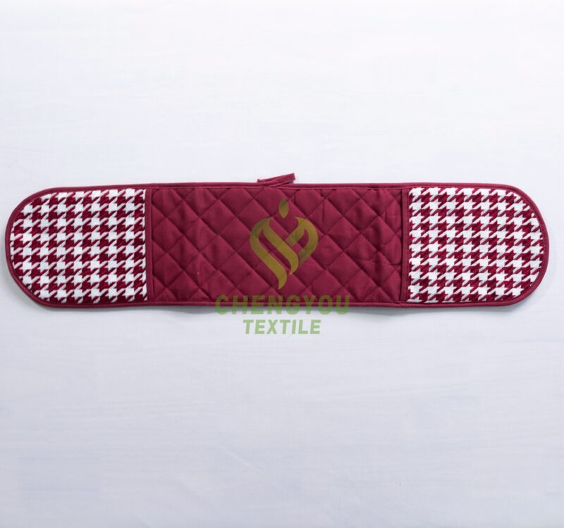 Wholesale Heat Resistant Potholder Double Oven Glove for Handling Hot Pots Extra Long Kitchen Cooking Baking Double Oven Mitt - 图片 4