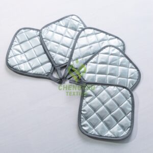 Durable Heat Resistant Terry Potholder Cotton Ergonomic Design for Comfortable Easy-Care Machine Washable Hot Pad