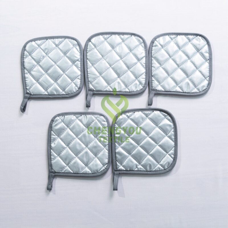 Durable Heat Resistant Terry Potholder Cotton Ergonomic Design for Comfortable Easy-Care Machine Washable Hot Pad - 图片 5