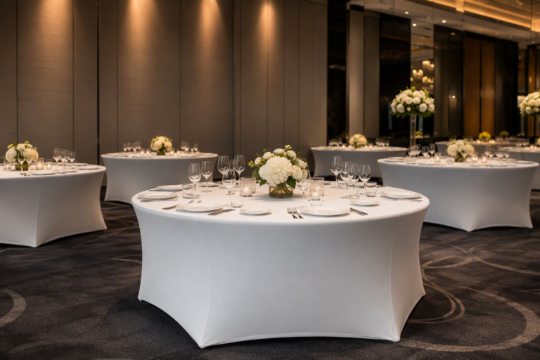 Stretch Table Covers: The Complete Guide to Fitted Table Linens