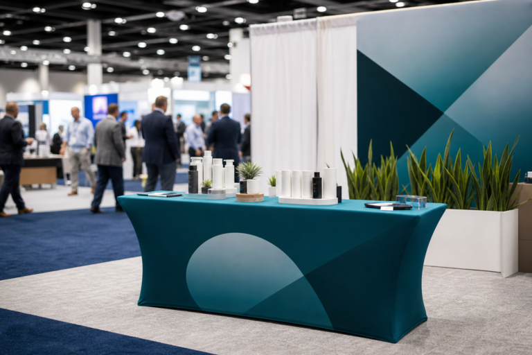 Trade Show & Event Tablecloths: The Complete Buyer’s Guide