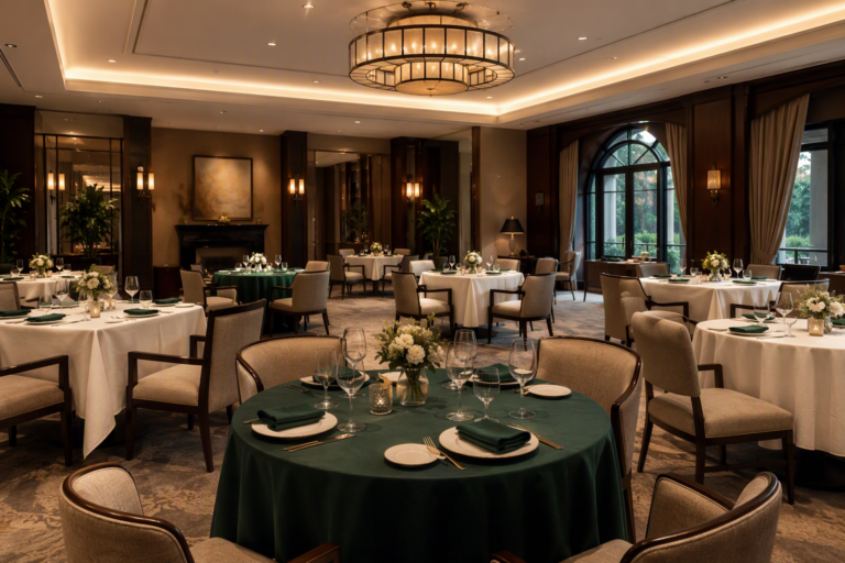 How to Choose Colours for Your Tablecloth Program: Neutrals, Accents & Seasonal Rotation
